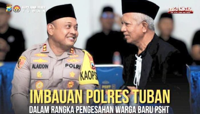 Pengesahan Warga Baru PSHT, Ini Aturan Ketat dari Polres Tuban