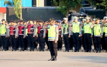 Ratusan Aparat Gabungan Disiagakan, Pengesahan PSHT Tuban Dikawal Penuh