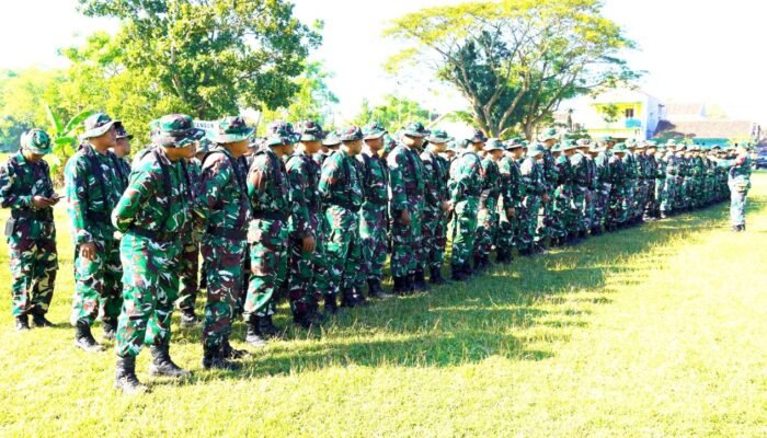 Ratusan Babinsa Kodim Bojonegoro Jalani Ujian Fisik Berat, Ini Materinya