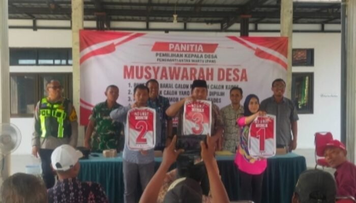 Peraih Nilai Tertingi Mengundurkan Diri, Panitia PAW Desa WotanTetapkan Nomor Urut Calon