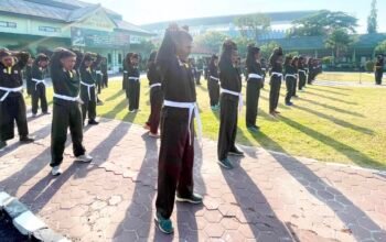 Ratusan Prajurit Kodim Lamongan Jalani Latihan Intensif Pencak Silat Militer