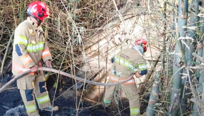 Empat Kebakaran dalam Sehari, Damkarmat Bojonegoro Berhasil Cegah Api Meluas