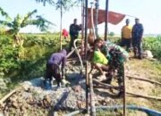 Sumur Bor TNI AD Dikebut di Lamongan, Solusi Krisis Air Bersih Mulai Terwujud