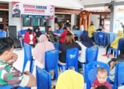 Aksi Kemanusiaan TNI di Bojonegoro, Dua Koramil Sumbang Puluhan Kantong Darah untuk PMI