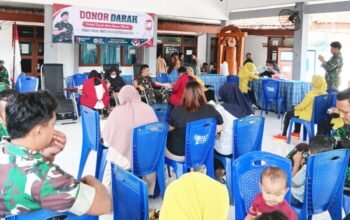 Aksi Kemanusiaan TNI di Bojonegoro, Dua Koramil Sumbang Puluhan Kantong Darah untuk PMI