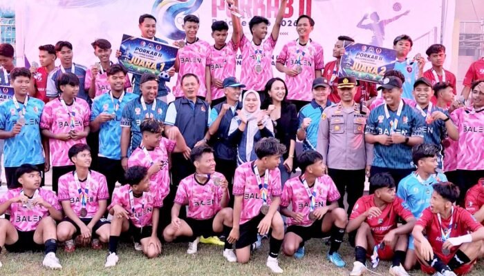 Tekuk Ngraho 3-0, Balen Sabet Emas Sepak Bola Porkab Bojonegoro