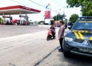 Patroli SPBU Polsek Kasiman Bojonegoro Beri Rasa Aman bagi Konsumen BBM