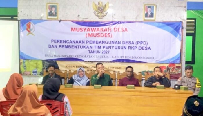 Polsek Trucuk Kawal Musdes Banjarsari Bojonegoro, RKPDes 2027 Mulai Disusun