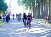 Fun Bike HUT Brigif 18 Diserbu Peserta, UMKM hingga Doorprize Jadi Daya Tarik