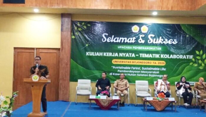 KKN Unigoro 2026 Dimulai, Mahasiswa Fokus Jaga Hutan dan Berdayakan Desa di Bojonegoro
