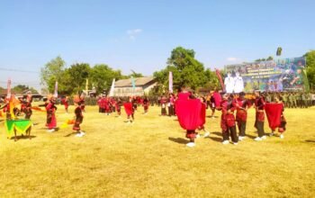 Pembukaan TMMD 129 Bojonegoro Makin Meriah Berkat Tari Api Kayangan