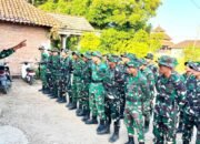 Apel Pagi Jadi Awal Pengabdian Satgas TMMD 129 untuk Warga Bojonegoro