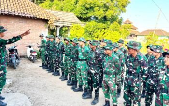Apel Pagi Jadi Awal Pengabdian Satgas TMMD 129 untuk Warga Bojonegoro