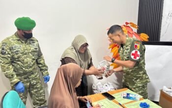 Brigif TP 33 NS dan PMI Bojonegoro Gelar Donor Darah Massal, Ini Tujuannya