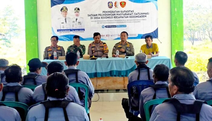 Satlinmas Kesongo Naik Kelas, TMMD 129 Bojonegoro Bekali Kemampuan Keamanan hingga Penanganan Bencana