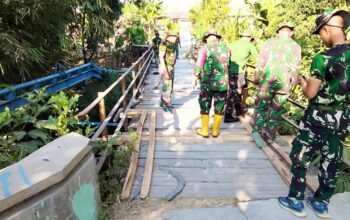 Satgas TMMD 129 Bojonegoro Bergerak Cepat, Jembatan Vital di Mundu Kesongo Kini Diperbaiki img 20260718 wa0031