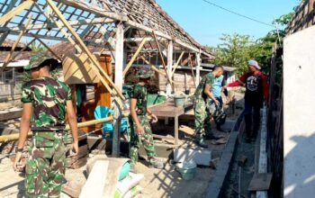 Rumah Samijan Segera Berubah, Satgas TMMD 129 Bojonegoro Wujudkan Hunian Layak di Kesongo img 20260718 wa0035