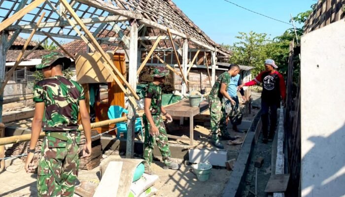 Rumah Samijan Segera Berubah, Satgas TMMD 129 Bojonegoro Wujudkan Hunian Layak di Kesongo
