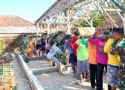 Momen Haru TMMD 129 Bojonegoro, Rumah Samijan Dibongkar Demi Hunian yang Lebih Layak