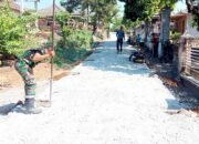 TMMD 129 Bojonegoro Wujudkan Harapan Lama, Jalan Beton Kedungpandan Kian Kokoh