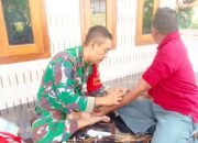 Tak Hanya Bangun Infrastruktur, TMMD 129 Bojonegoro Peduli Kesehatan Warga img 20260720 wa0028