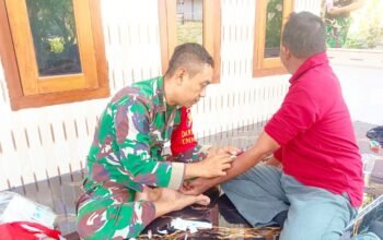 Tak Hanya Bangun Infrastruktur, TMMD 129 Bojonegoro Peduli Kesehatan Warga img 20260720 wa0028