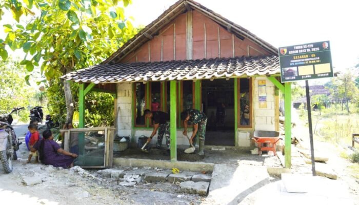 TMMD 129 Bojonegoro Sulap Rumah Pak Kasiman Jadi Hunian Layak