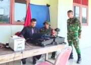 Babinsa Kesongo Kawal Layanan Adminduk TMMD 129 Bojonegoro, Warga Tak Perlu ke Kota