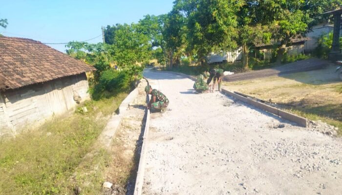 Jalan Beton TMMD 129 Bojonegoro Buka Akses Baru, Warga Kesongo Rasakan Manfaatnya