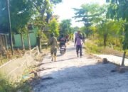 Dikebut, Progres Jalan Cor TMMD 129 Bojonegoro Capai 30 Persen
