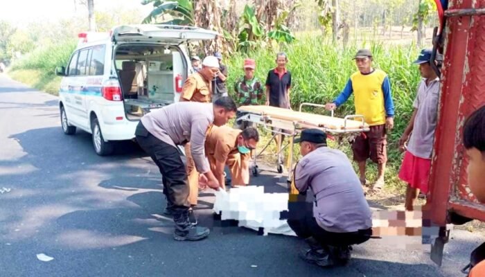 Kecelakaan Maut di Sambeng Lamongan, Pelajar Meninggal di Lokasi Kejadian