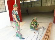 Aksi Serma Juni di Lokasi TMMD Bojonegoro Jadi Bukti Keseriusan Bangun Fasilitas Warga