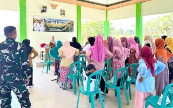 Momen Hangat, TNI dan Lansia Kesongo Kompak Senam Sehat di TMMD 129 Bojonegoro