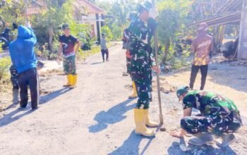 Jalan Rusak Segera Berganti Mulus, TMMD 129 Bojonegoro Pacu Pengecoran di Mundu img 20260726 wa0021