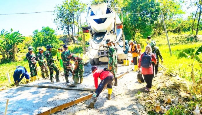 Kabar Gembira, Jalan Baru Kedungpandan Tuntas, TMMD 129 Bisa Lanjut ke Mundu