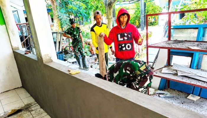Tak Hanya Bangun Jalan, TMMD 129 Bojonegoro Renovasi Sekolah Demi Masa Depan Anak Desa
