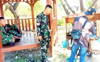 Kehadiran Satgas TMMD 129 Bojonegoro Hidupkan Ekonomi Desa, Bakso Pak Sholeh Diserbu