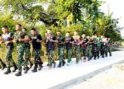 Cara Unik Satgas TMMD Bojonegoro Uji Jalan Baru, Langsung Dipakai Binsik Sore