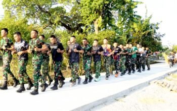 Cara Unik Satgas TMMD Bojonegoro Uji Jalan Baru, Langsung Dipakai Binsik Sore