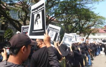 Insan Pers Malang Raya Suarakan Penolakan Label Londo Ireng Oleh Prabowo