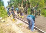 Akses Warga Makin Lancar, Satgas TMMD 129 Bojonegoro Genjot Pembangunan Jalan Mundu