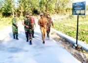 Pastikan Tak Ada Kendala, Dandim Bojonegoro Sidak Proyek TMMD di Kesongo