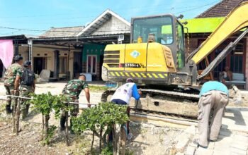 TMMD 129 Bojonegoro Hadirkan Drainase Baru, Genangan di Dusun Krebet Siap Teratasi