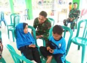 TMMD 129 Bojonegoro Pererat Kemanunggalan TNI dan Rakyat Lewat Keceriaan Anak-anak