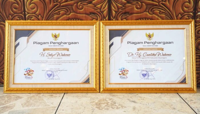 Hebat, Bojonegoro Sabet Penghargaan Nasional dari Menteri Kependudukan