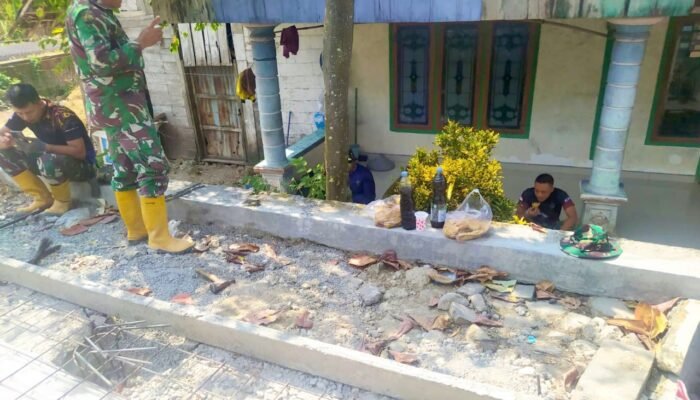 TMMD Bojonegoro Pererat Kemanunggalan TNI dan Rakyat, Dukungan Warga Mengalir di Lokasi Pembangunan Jalan