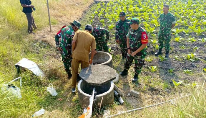 TMMD 129 Bojonegoro Jawab Keluhan Petani, Sumur Bor Jadi Solusi Kemarau di Kesongo