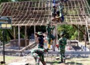 Rumah Mbah Kardo Hampir Rampung, TMMD 129 Bojonegoro Percepat Rehab RTLH