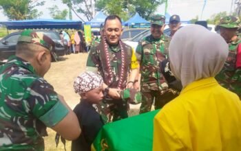 TMMD 129 Bojonegoro: Chika dan Dua Siswa SD Jadi Sorotan Saat Sambut Tim Wasev