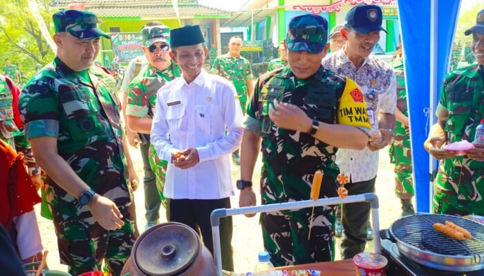 TMMD 129 Bojonegoro Bikin UMKM Kesongo Panen Rezeki, Es Dawet Habis Diserbu